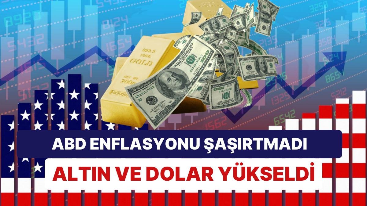 Kritik Veri Açıklandı: ABD’de Enflasyon Beklentilere Paralel Geldi! Piyasalarda Altın ve Dolar Yükseldi