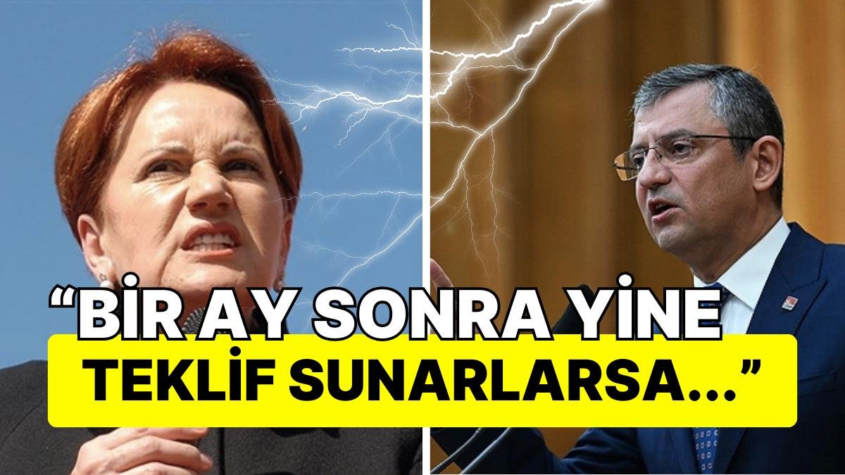 Meral Akşener CHP İlerde Yeniden Bir Teklifle Gelirse Ne Yapacaklarını Açıkladı!