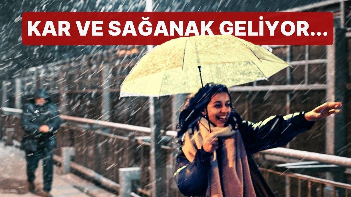 MGM’den Kar ve Sağanak Yağış Uyarısı! 22 İl İçin Sarı ve Turuncu Kodlu Uyarı Verildi