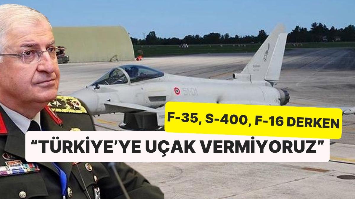 Milli Savunma Bakanı, Türkiye’nin Eurofighter Savaş Uçağı Almasını Engelleyen Almanya’ya Sert Tepki Gösterdi