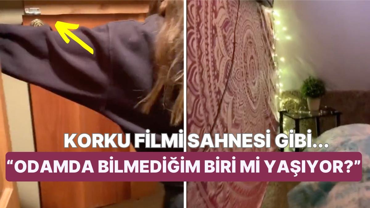 Otel Odasında Gizli Bir Geçit Olduğunu Fark Eden Kadın Ürpertici Keşif Anını TikTok’ta Paylaştı