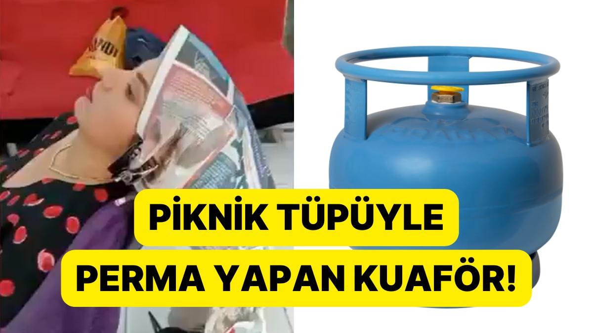 Piknik Tüpüyle Perma Yaptı, “Eski Usulde Perma” Diyerek Paylaştı!