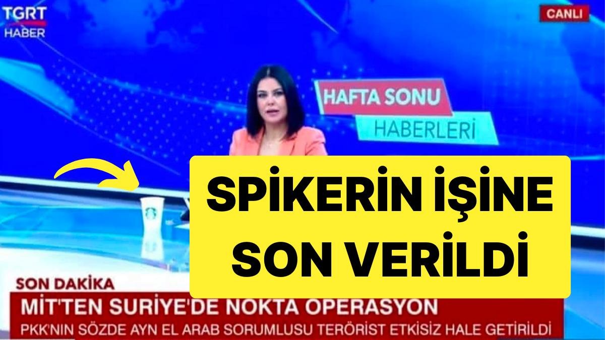 TGRT, Boykot Edilen Markanın Bardağıyla Yayına Çıkan Sunucunun İşine Son Verdi