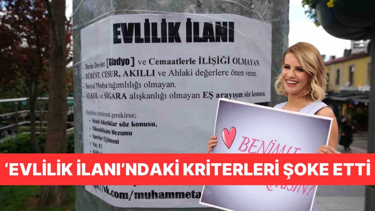 Trabzon’da Sokak Direğine ‘Evlilik İlanı’ Asıldı: “Gladyo ve Cemaatlerle İlişiği Olmayan”