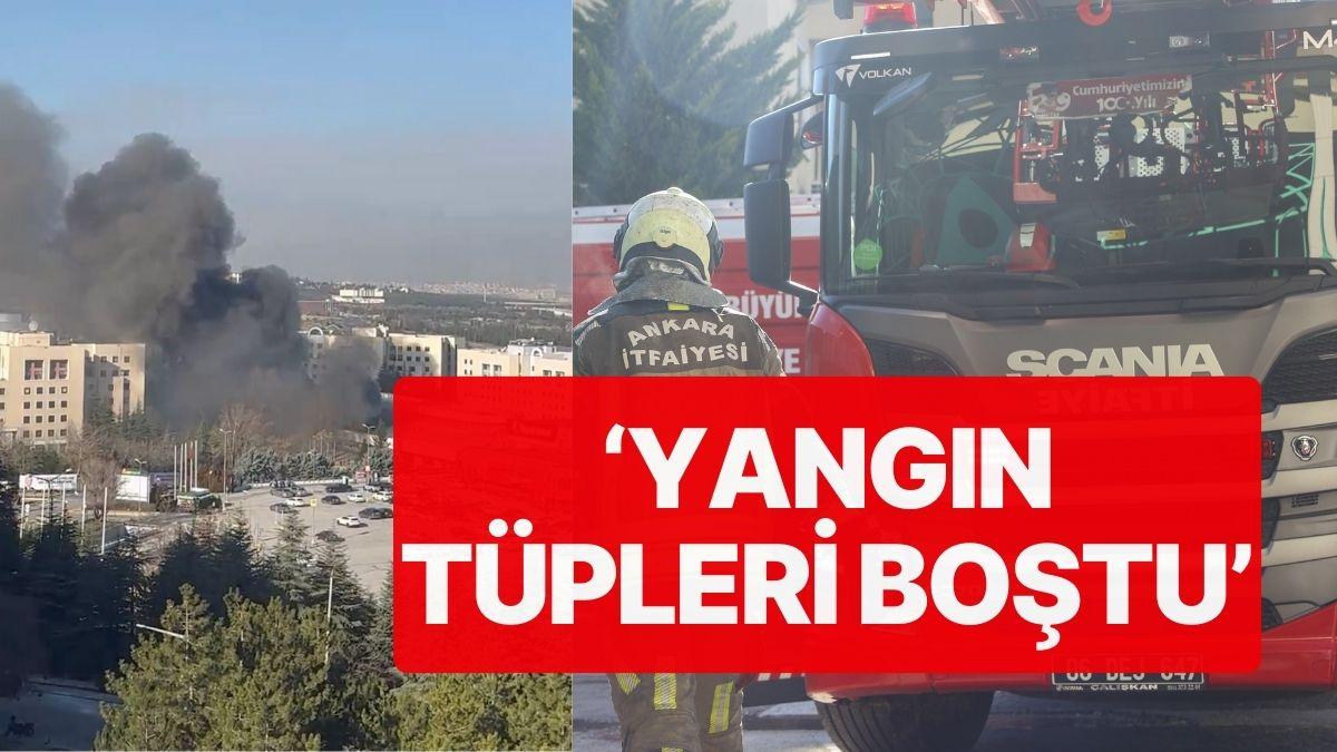 Bilkent’te Alış Veriş Merkezi Restoranında Yangın Çıktı: ‘Yangın Tüpleri Boştu’