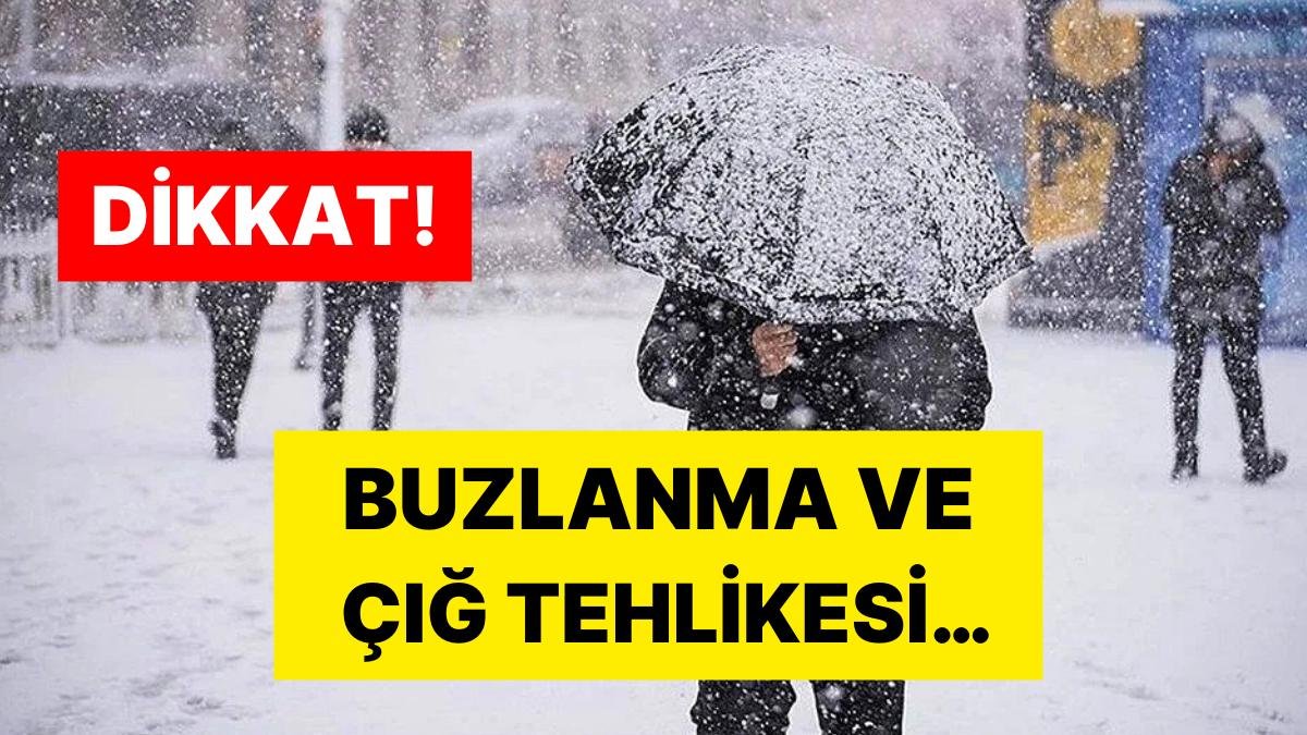 Eldivenlerinizi Hazırlayın: Meteoroloji’den 10 İl İçin Yoğun Kar Yağışı Uyarısı
