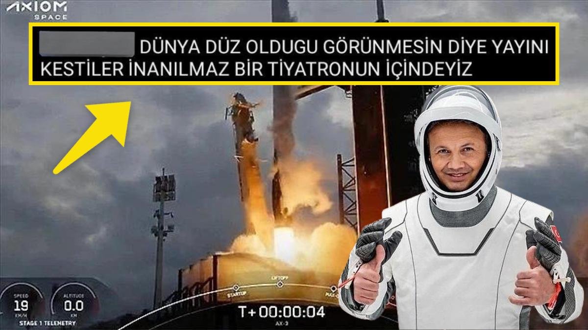 İlk Türk Astronotunun Uzaya Çıktığı An Yapılan “Dünya Düz” Yorumu Hangi Yüzyılda Yaşadığımızı Sorgulattı