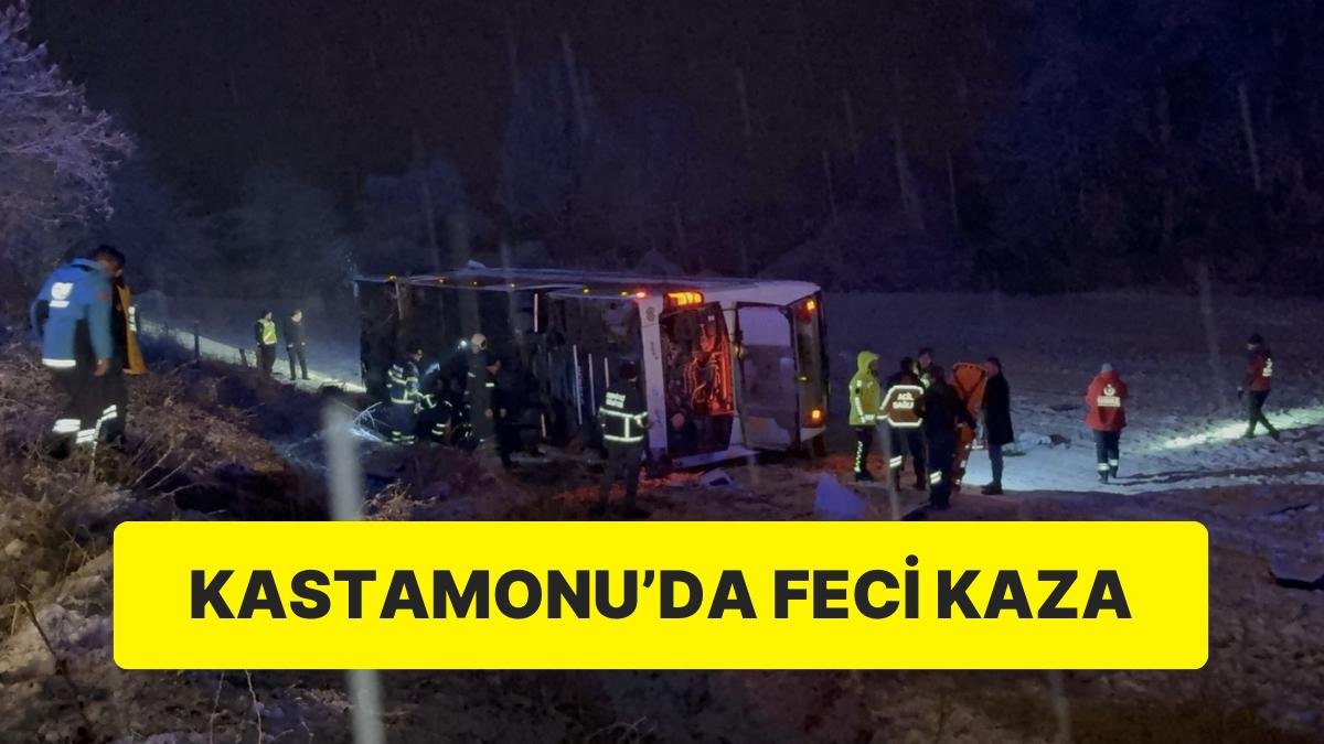 Kastamonu’da Feci Kaza: Yolcu Otobüsü Devrildi, 4 Kişi Hayatı Kaybetti