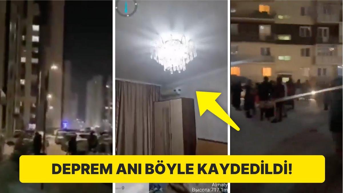 Kırgızistan’da Meydana Gelen 7.2 Büyüklüğündeki Depremin Şiddetini Gösteren Anlar