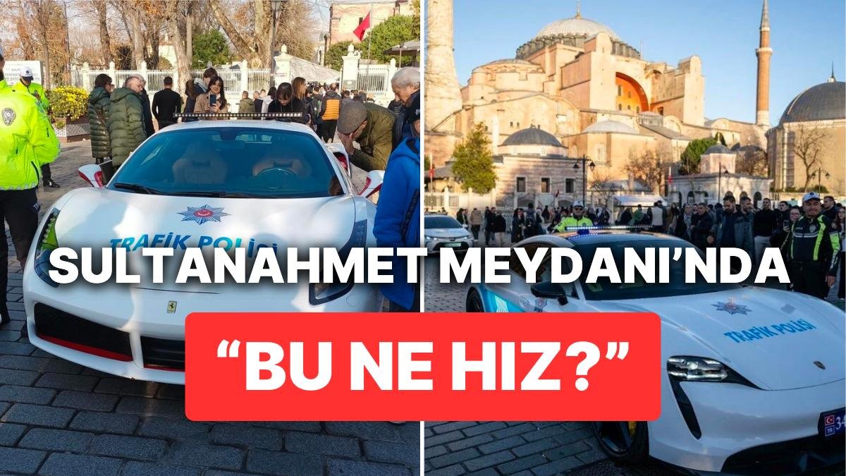 Polisin Sultanahmet Meydanı’nda Yüksek Hızda ‘Ferrari’ Kullanması Tepkilerin Odağında