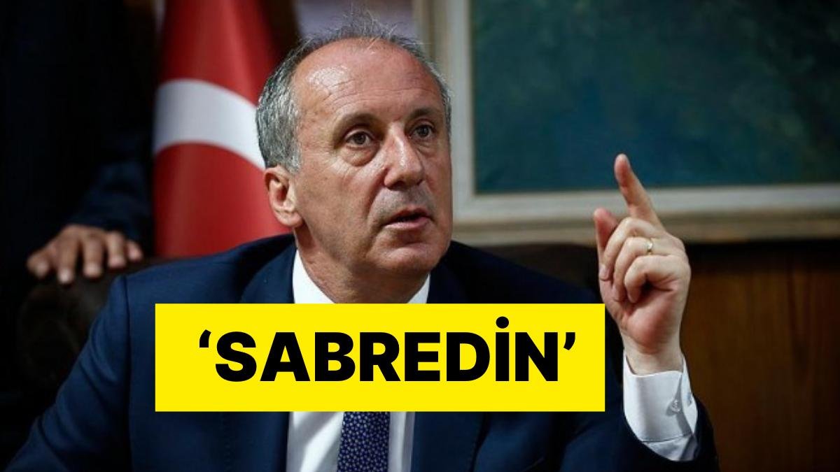 Sessizliğini Bozan Muharrem İnce, Tarih Verdi: “Cuma Gününe Kadar Daha Sabretmenizi Rica Ediyorum”