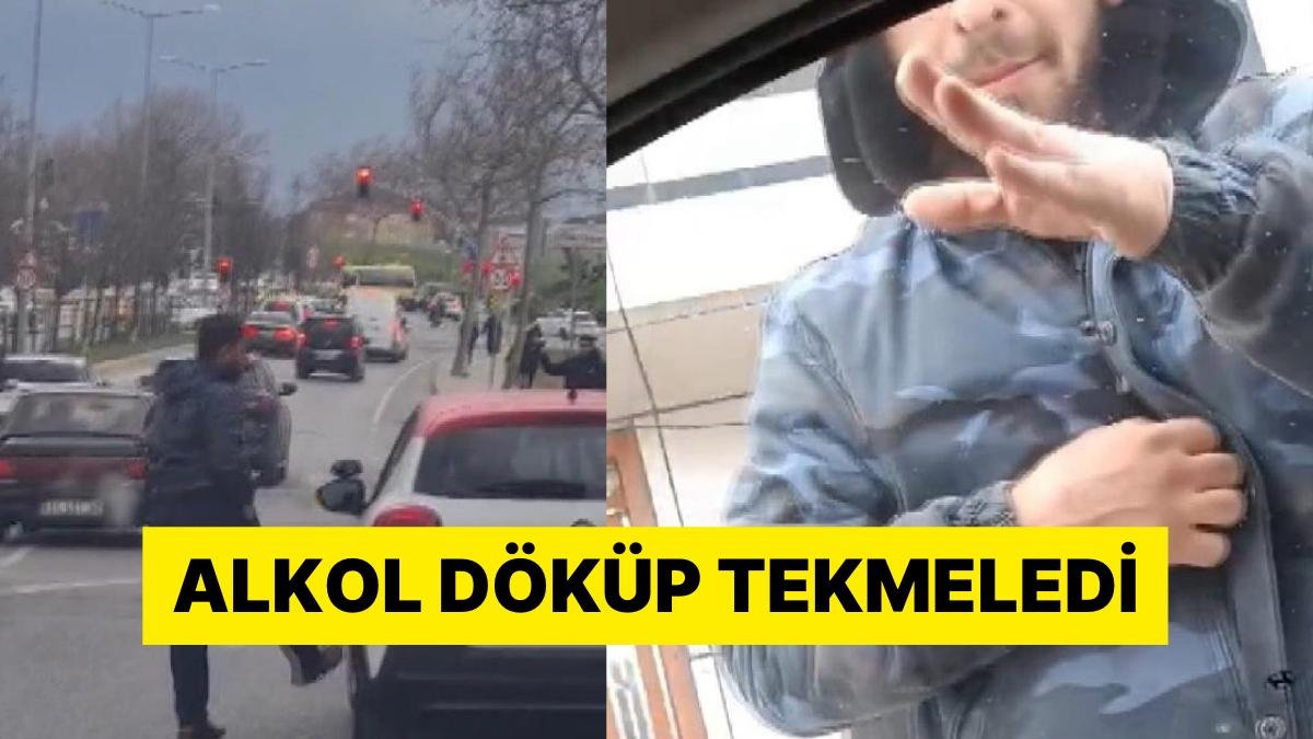 Sürücü Adayı ve Eğitmenine Taciz Skandalı: Alkol Döküp Tekmeledi, Tehditler Savurdu