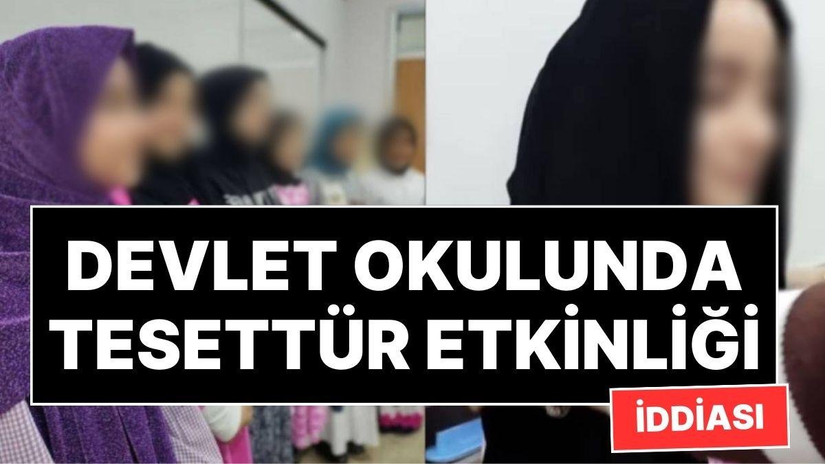 TÜGVA’nın Devlet Okulunda Yaptığı İddia Edilen Tesettür Etkinliği Tartışma Yarattı