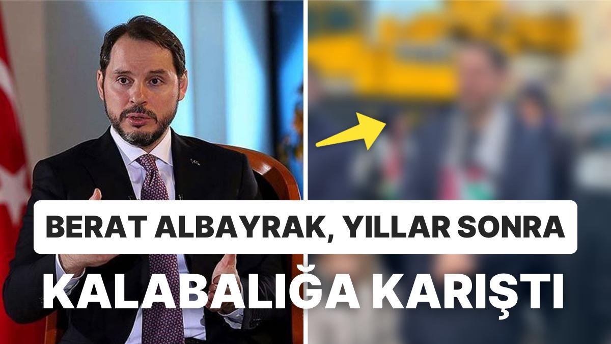 Yeni Yılın İlk Mitinginde Eski Bakan Berat Albayrak Yıllar Sonra Kameralar Karşısına Geçti
