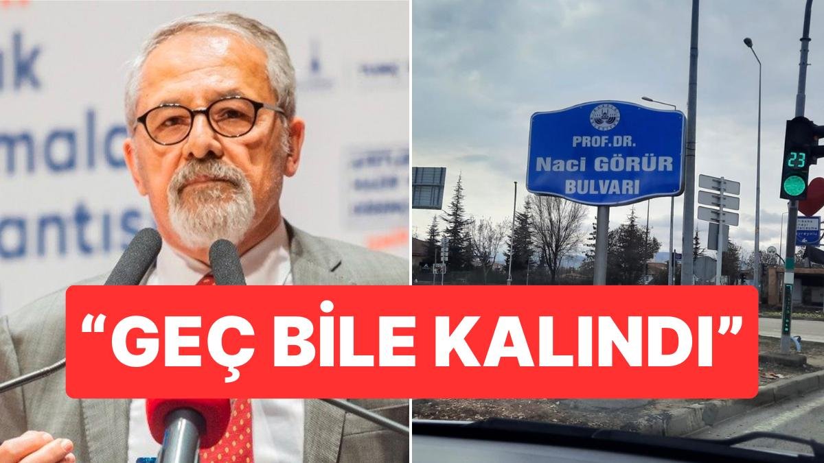 Deprem Uzmanı Prof. Dr. Naci Görür’ün Adı Memleketinde Bir Bulvara Verildi