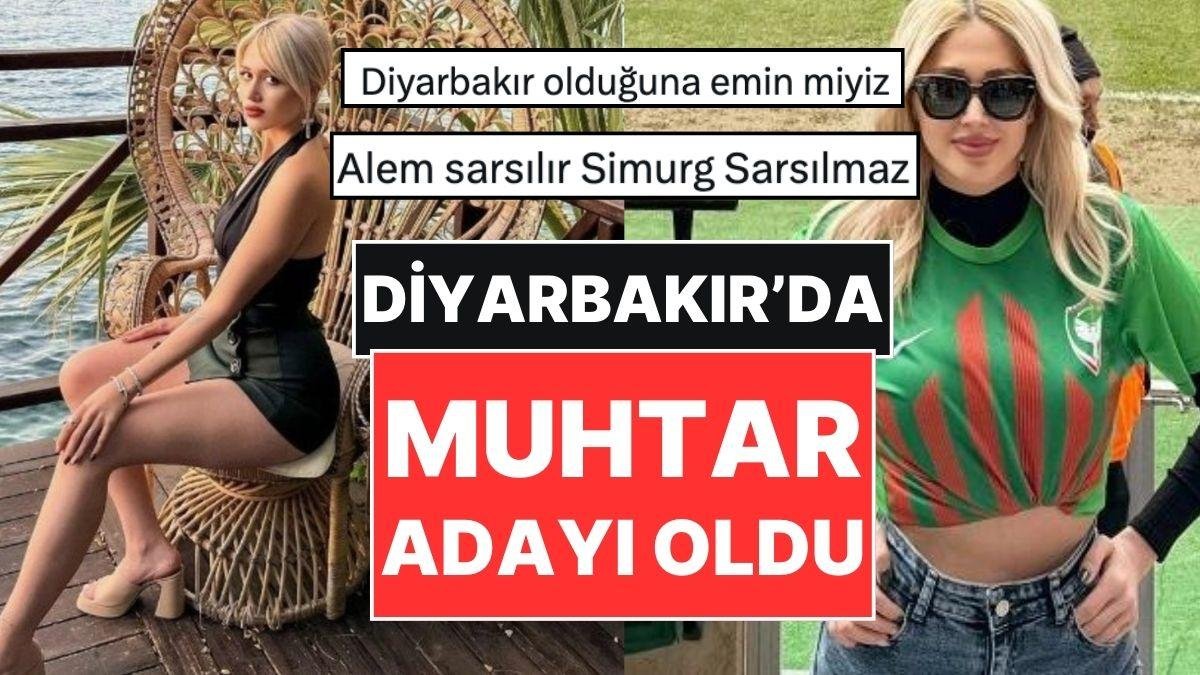 Diyarbakır’da Güzelliğiyle Büyüleyen Muhtar Adayı: Simurg Sarsılmaz
