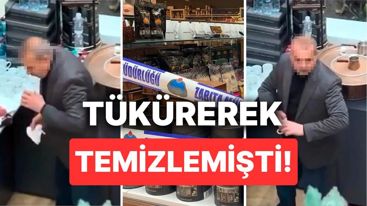Edirne’de Bardakları Tükürerek Temizleyen Kahvecinin İfadesi Ortaya Çıktı