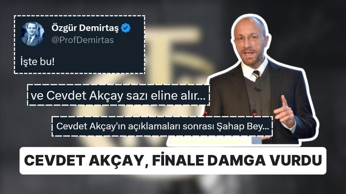 Enflasyon Raporu Toplantısı Finalinde Dayanamayıp Sazı Eline Alan Cevdet Akçay’ın Çıkışı Yorumlara Neden Oldu