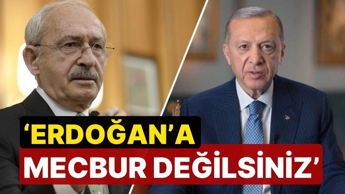 Erdoğan’ın ‘Alternatifsiz Değilsiniz’ Paylaşımına Kılıçdaroğlu’ndan Sert Tepki! ‘Erdoğan’a Mecbur Değilsiniz’