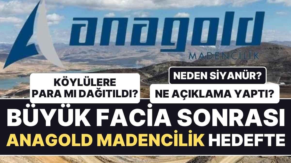 Erzincan’daki Büyük Maden Faciası Sonrası Anagold Madencilik Hedefte!