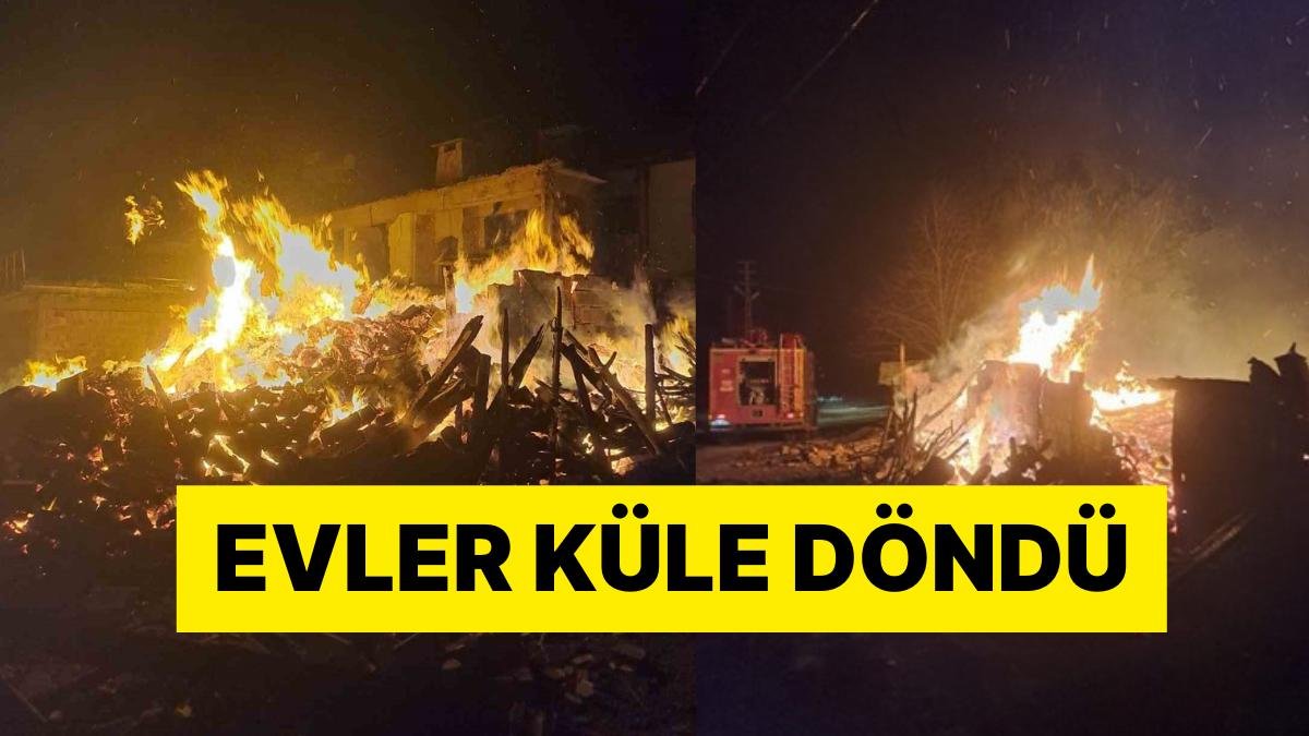 Feci Olay: Buzdolabı Patladı, İki Ev Yandı!