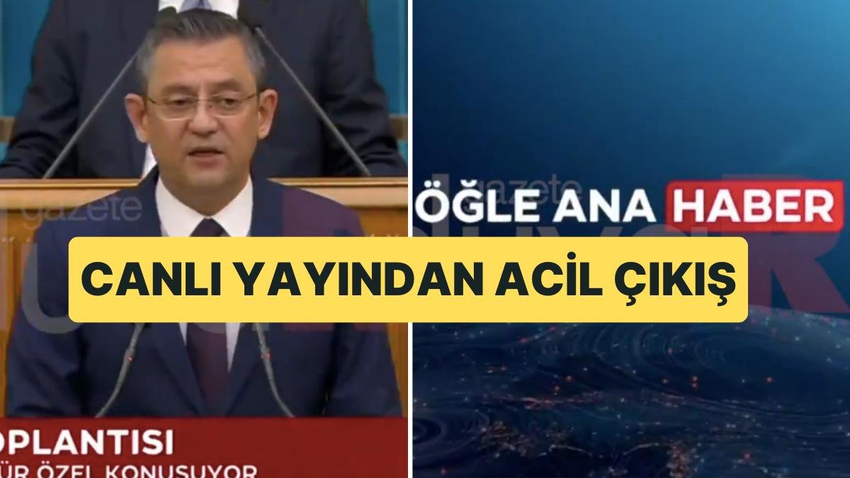 Özgür Özel “TRT” Dedi, TRT Canlı Yayından Çıktı: “Cenazemde Bile İstemiyorum”