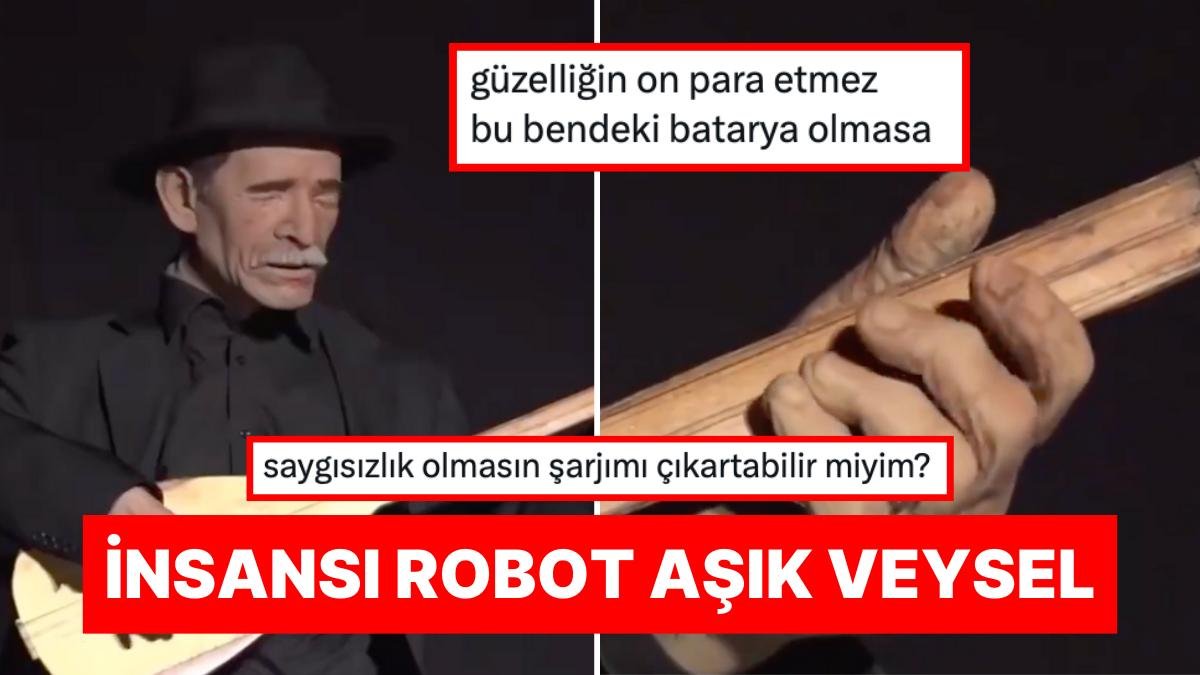 Samsun’da Konser Veren Aşık Veysel’in İnsansı Robotu Dinleyenleri Hayrete Düşürdü