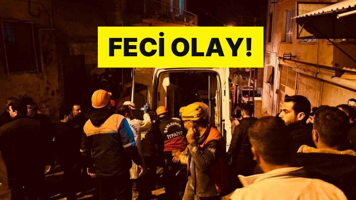 Şanlıurfa’da Feci Olay! 2 Katlı Bina Çöktü: Bir Kişi Hayatını Kaybetti