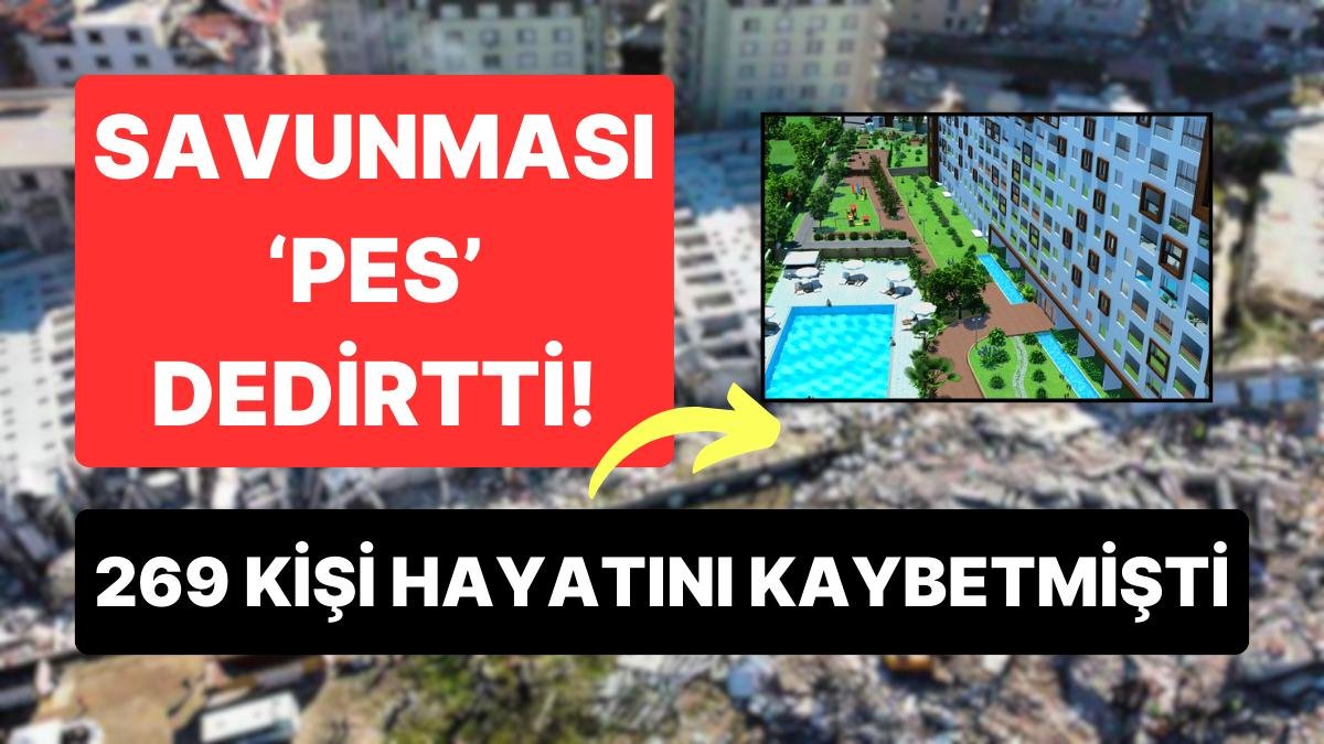 Yüzlerce Kişiye Mezar Olan Rönesans Rezidansın Müteahhidi Savunmasıyla ‘Pes’ Dedirtti