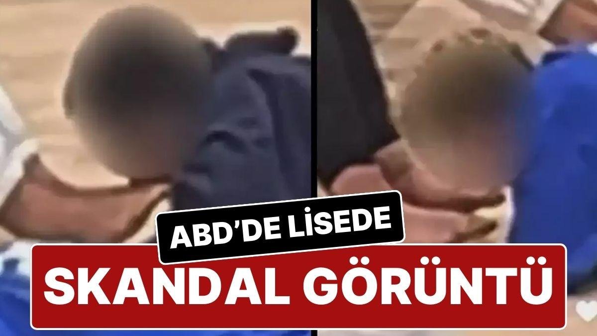 ABD’deki Lisede Skandal Görüntüler: Bir Grup Öğrenci, Ayağına Fıstık Ezmesi Süren Öğrencilerin Ayağını Yaladı!