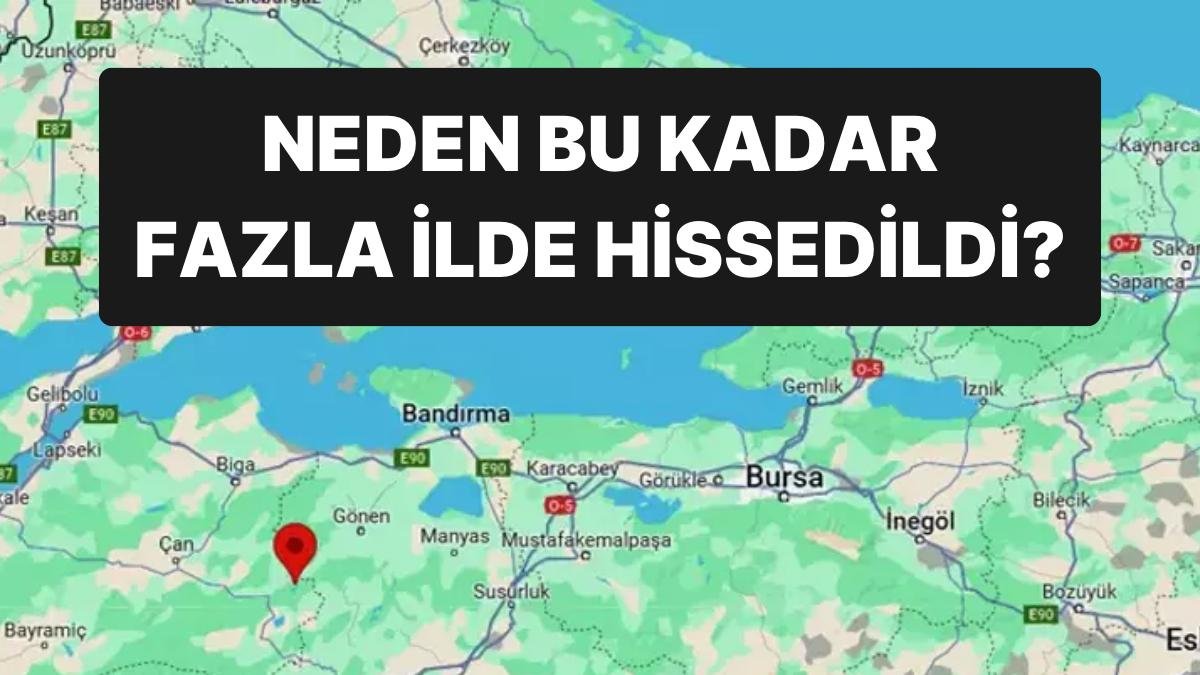 Çanakkale’de Deprem Fırtınası: 4.9 Büyüklüğündeki Deprem Neden Çok Fazla Kentte Hissedildi?