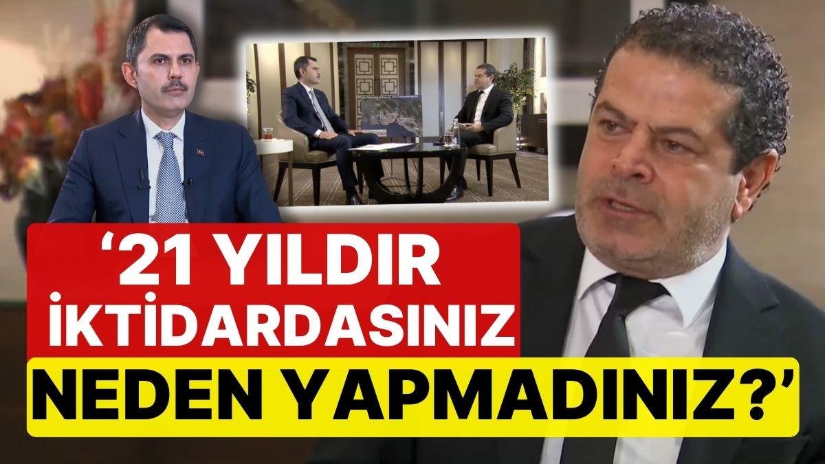 Cüneyt Özdemir’den ‘İstanbul Depreme Hazır Değil’ Diyen Murat Kurum’a Zor Soru! ‘Neden Hazırlamadınız?’