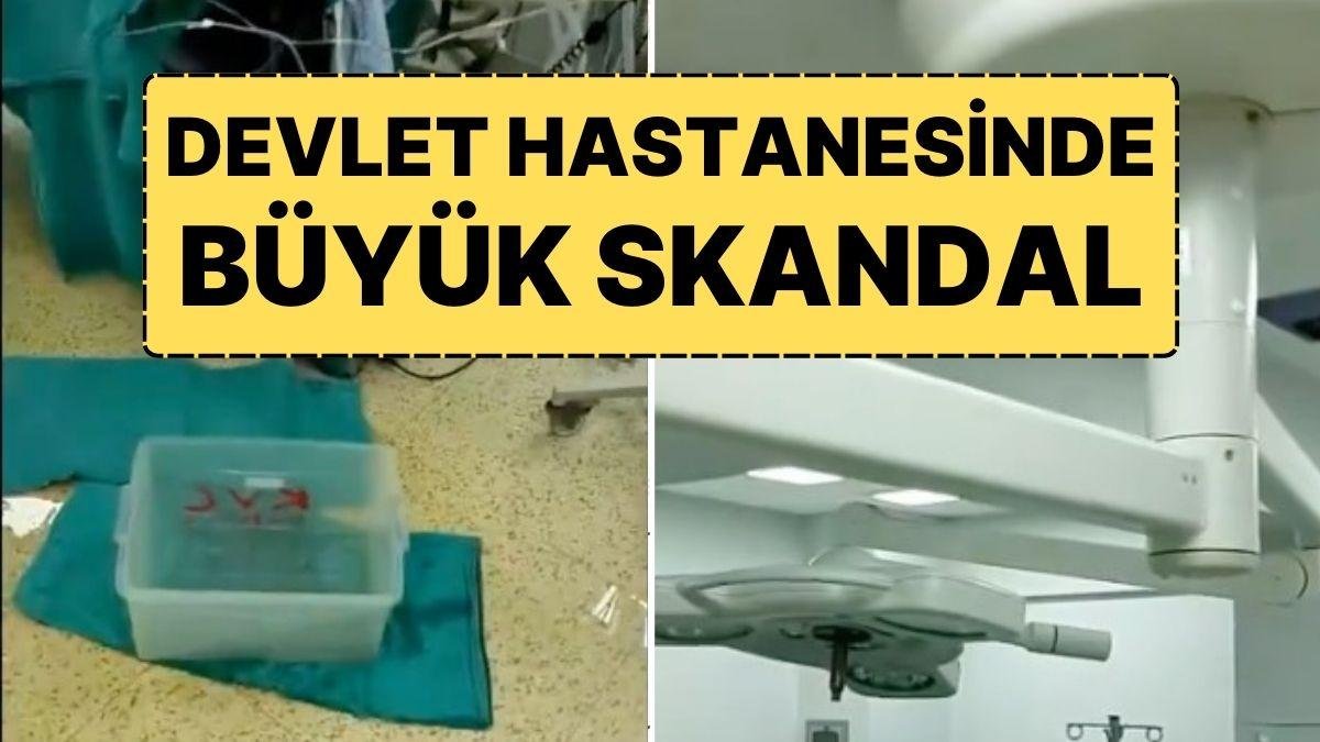 Gazeteci Timur Soykan Duyurdu: Denizli Devlet Hastanesi’nde Tavandan Su Akarken Ameliyat Yapıldı!