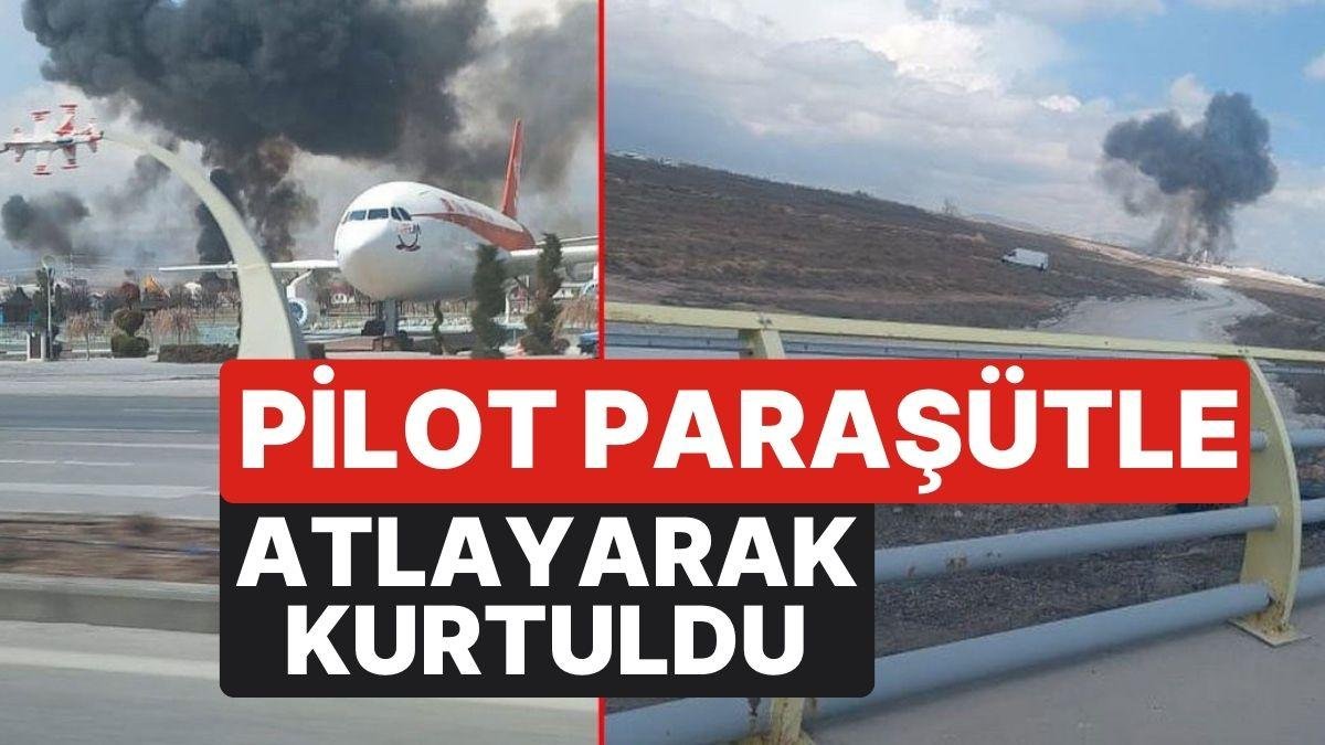 Konya’da Askeri Eğitim Uçağı Düştü