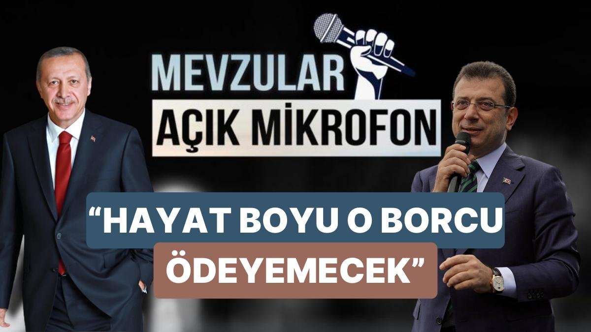 Mevzular Açık Mikrofon’a Konuk Olan Ekrem İmamoğlu’ndan Cumhurbaşkanı Erdoğan ile İlgili Dikkat Çeken Anı!