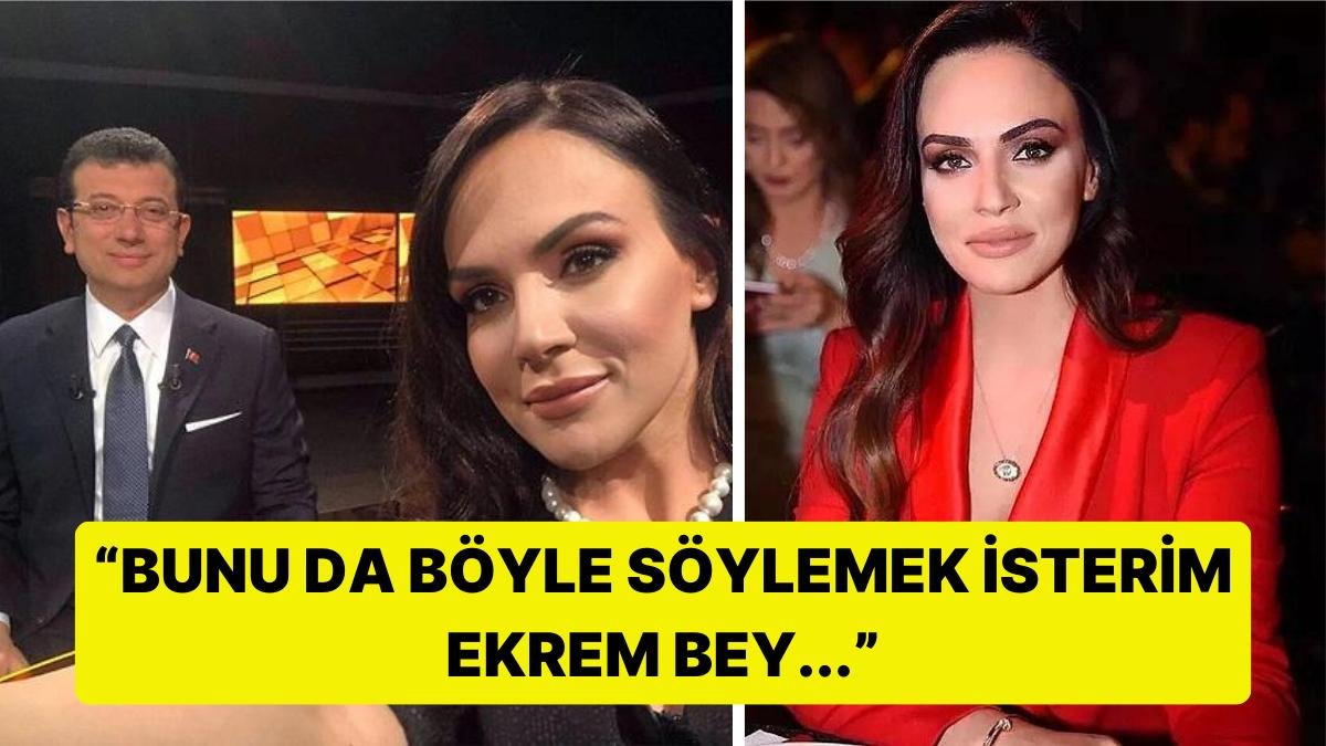 Murat Kurum’u Programına Konuk Alan Buket Aydın’dan Beklenmedik Ekrem İmamoğlu Çıkışı