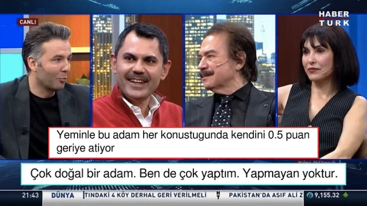 Murat Kurum’un Canlı Yayında “Ehliyetsiz Araba Kullandım” İtirafı Tepki Çekti!