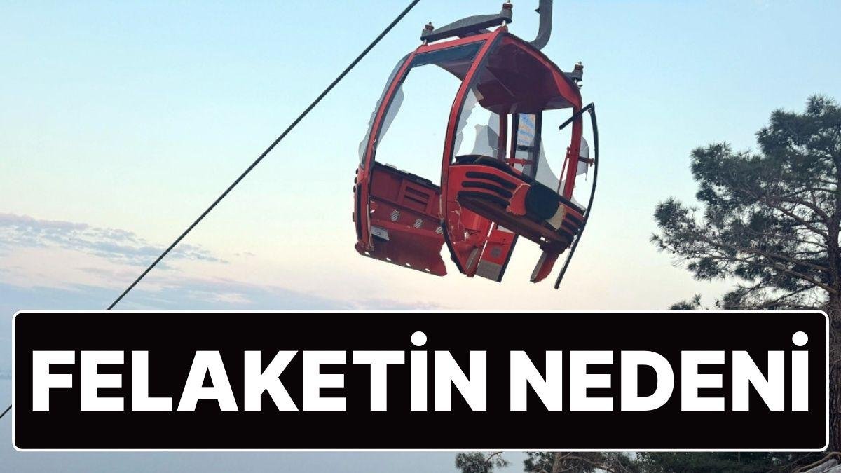 AFAD Başkanı, Antalya’daki Teleferik Felaketinin Oluşma Sebebini Açıkladı: “Vida Kırılması!”