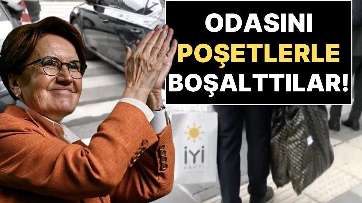 Akşener’in Odası Boşaltılırken Görüntüler Servis Edildi: Ortalık Hareketlendi!