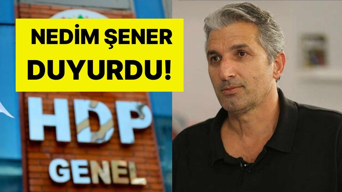 HDP’li Vekillere ‘Şeref Yoksunu’ Diyen Nedim Şener’e Ceza