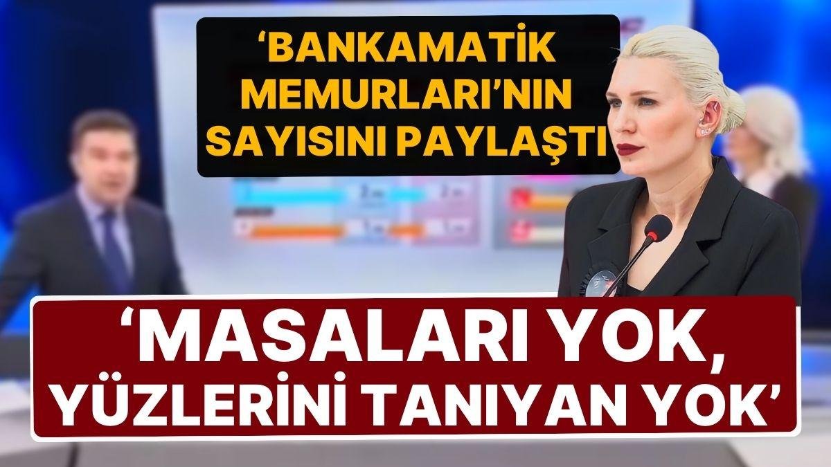Melek Mızrak Subaşı ‘Bankamatik Memurları’nı Paylaştı! ‘Son 75 Günde 15 Kişi İşe Alındı, Masaları Yok’