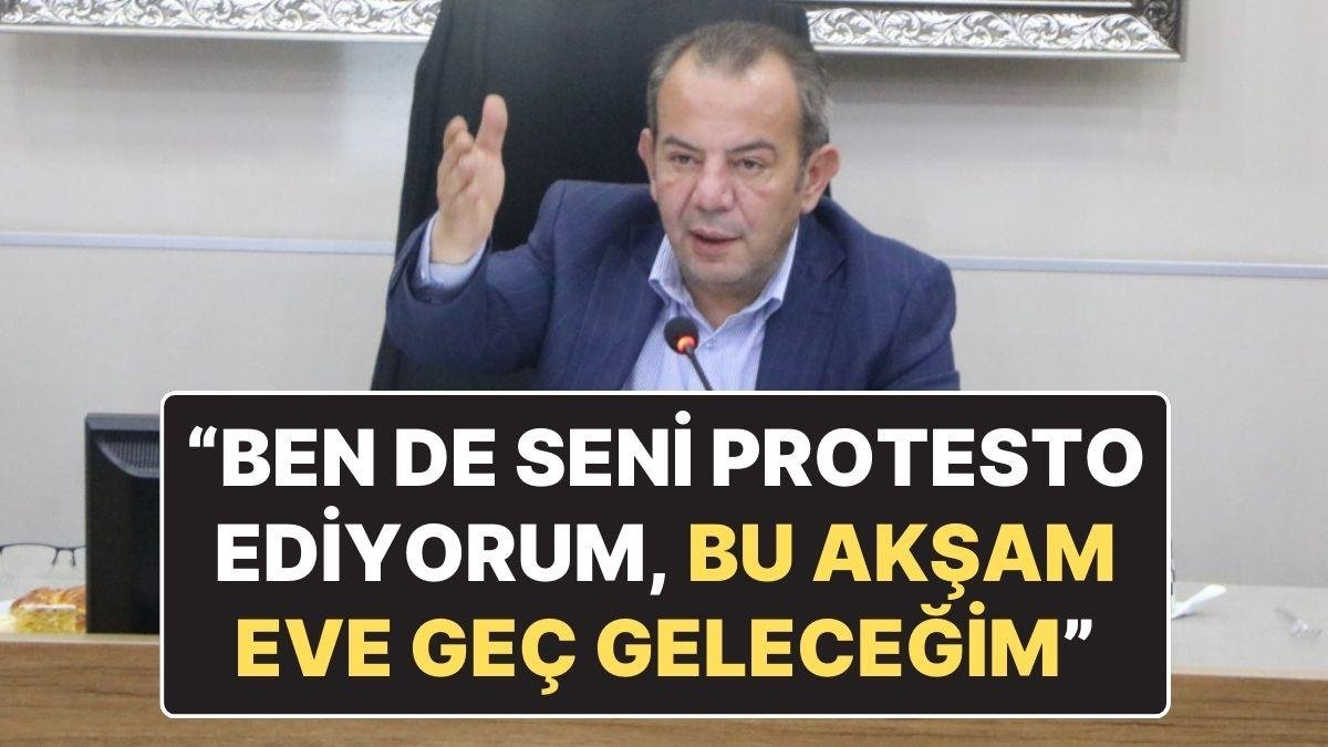 Tanju Özcan’dan Belediyeye Karşı Eylemlere Katılan Eşine: “Ben de Seni Protesto Ediyorum Eve Geç Geleceğim”