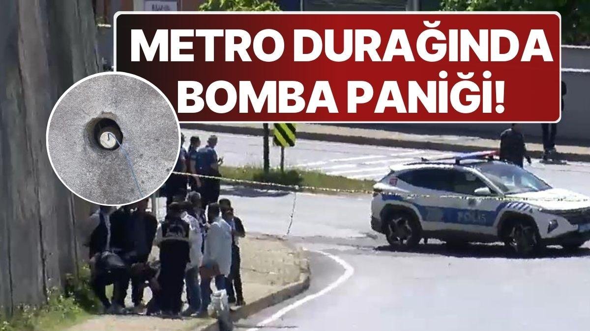 Başakşehir Sanayi Sitesi Metro Durağında Bomba Paniği: Fitilin Ucu Yanmış Vaziyette Bulundu