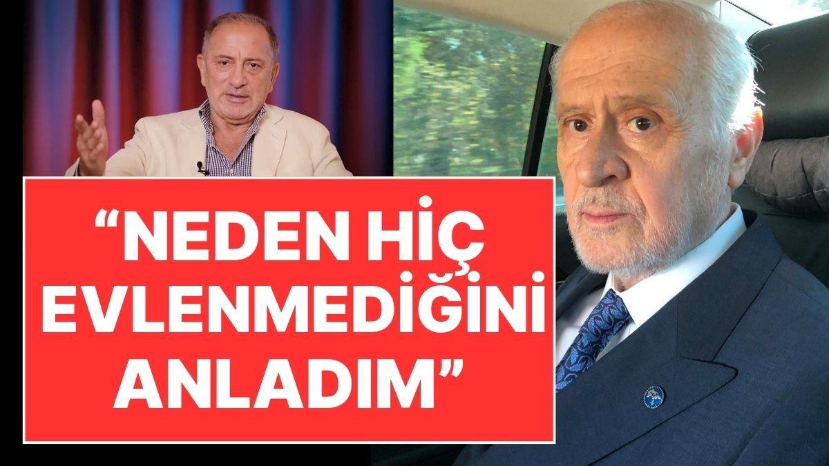 Fatih Altaylı’dan Devlet Bahçeli Yorumu: “Bahçeli’nin Neden Hiç Evlenmediğini Şimdi Anladım”
