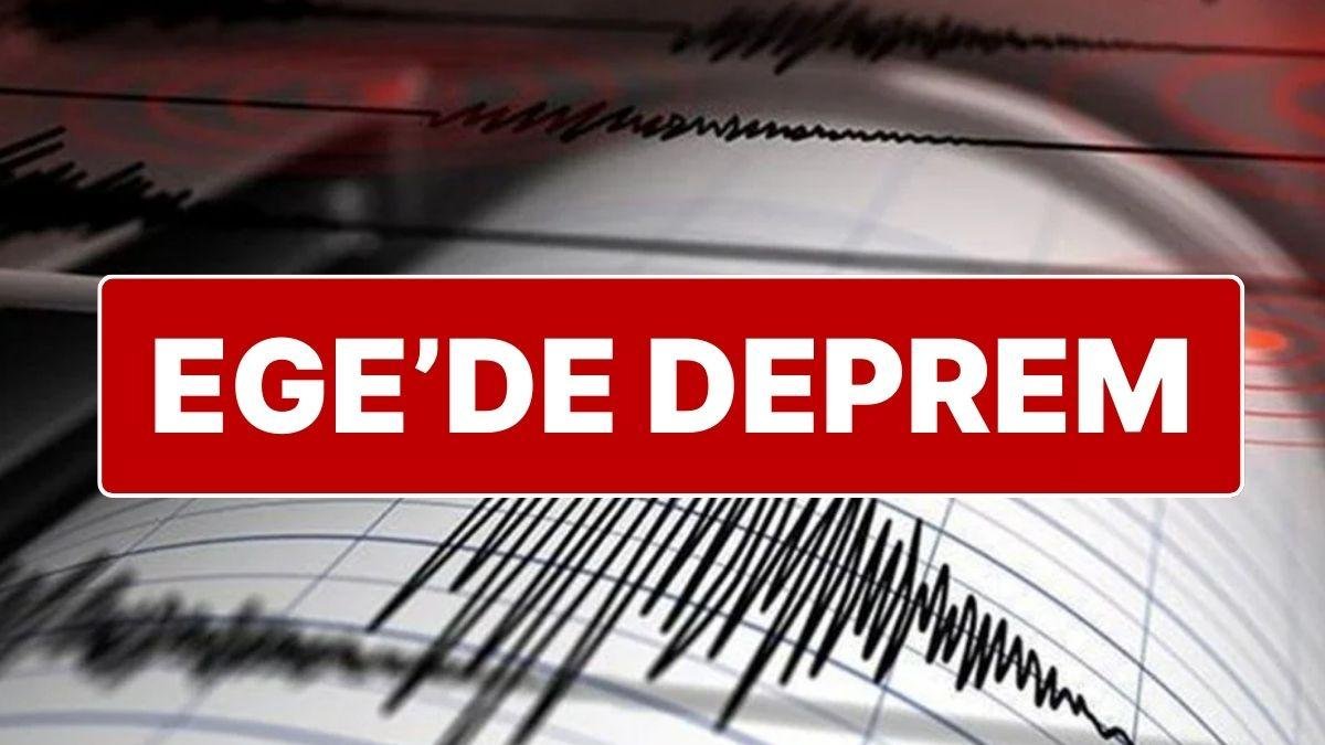 AFAD’dan Deprem Açıklaması: Ege Denizi’nde 4.2 Büyüklüğünde Deprem Oldu