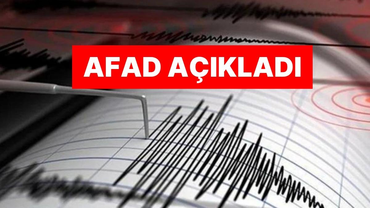 Bingöl’de Son Deprem