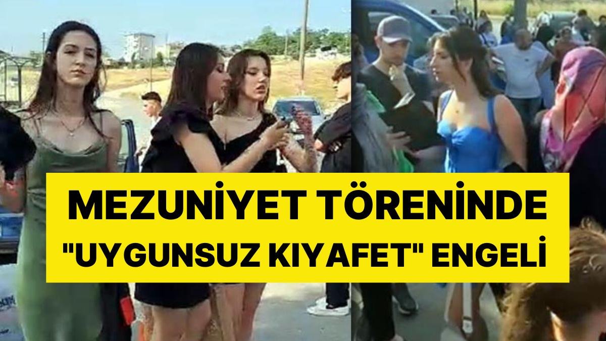 Bunu da Yaptılar: Lise Mezuniyetinde Kız Öğrenciler “Uygunsuz Kıyafet” Gerekçesiyle Törene Alınmadı