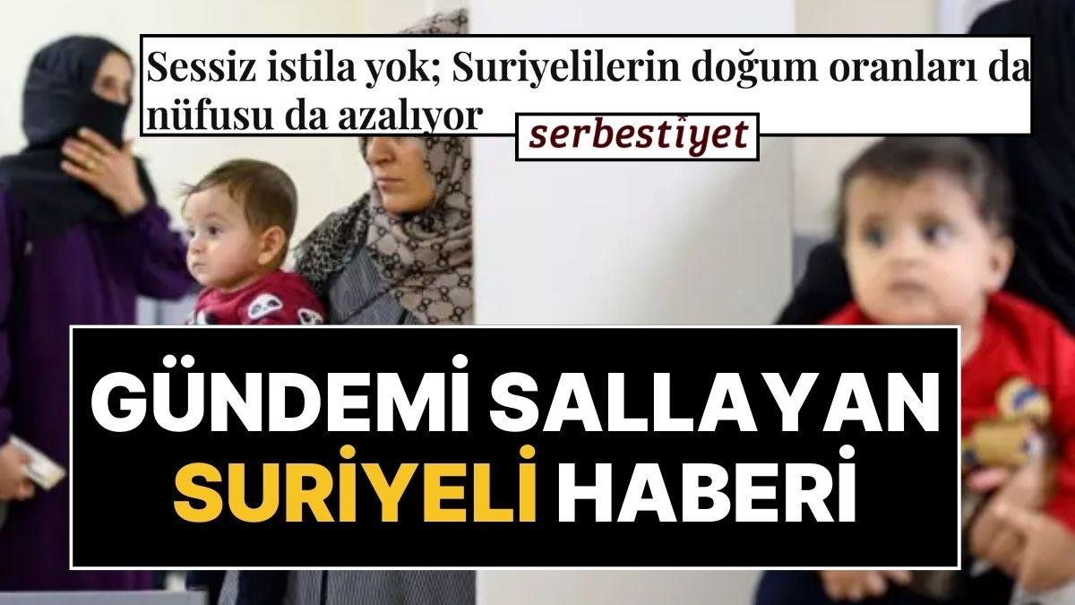 Gündemi Sallayan Suriyeli Sığınmacı Haberi: “Suriyeli Sayısı Azalıyor, Sessiz İstila Yok”