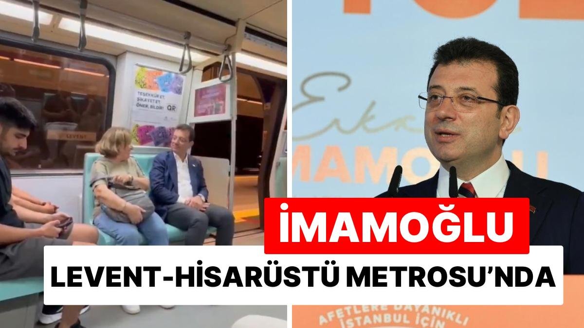 İmamoğlu’nun Metro Yolculuğundaki Sürpriz Misafiri