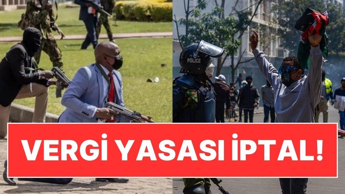Kenya Devlet Başkanı William Ruto, Vergi Yasasını Geri Çekti